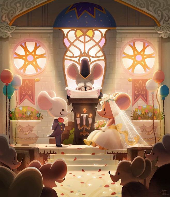 mice wedding 
일러페어 2...