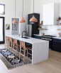 A Complementary Color Palette Elevates a Contemporary Kitchen | Hunker