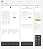 Responsive Website Wireframe Kit : Our new UX Kits Responsive Website Wireframe Kit is a massive library with 30 pages of content blocks, website elements, icons, wireframe examples and templates. Every single component comes in 3 options to quickly creat