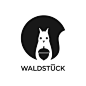 "Waldstück" Logo http://www.jessicabroscheit.com Logo s/w mit BIldmarkje: 