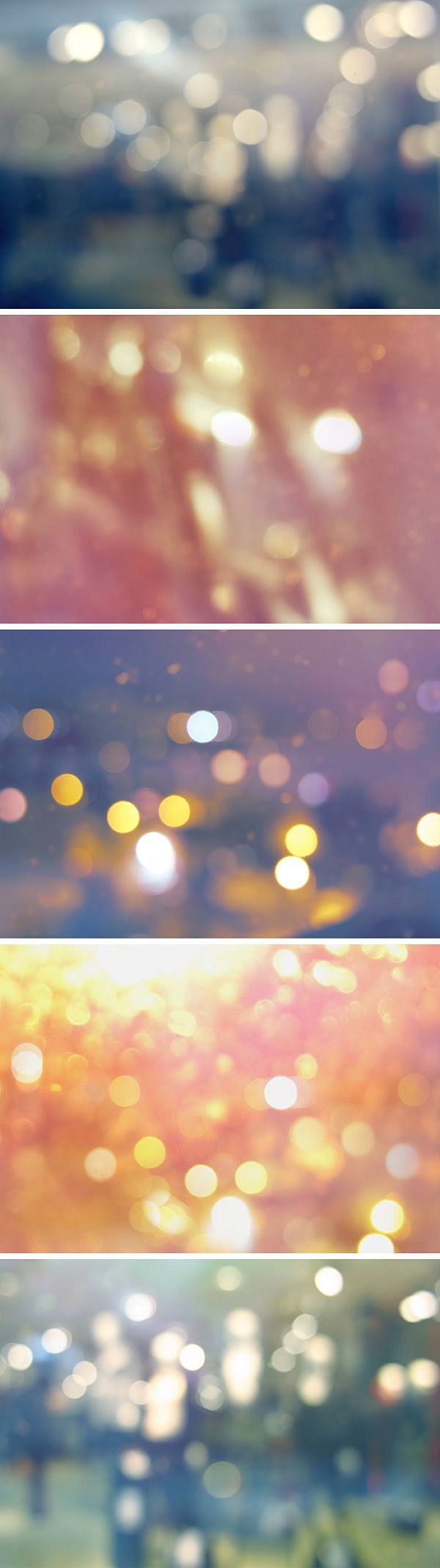 5 Bokeh textures - t...