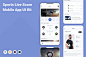 运动比赛得分移动应用APP UI KIT