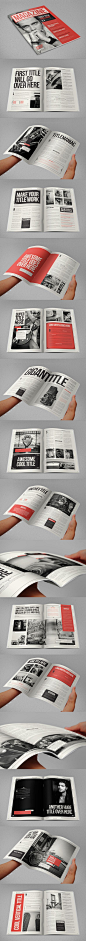 Layout design / Retro Vintage Magazine on Editorial Design Served by frances