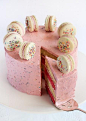 layered sprinkle cake