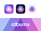 Albums logo concept 03 (wip) branding