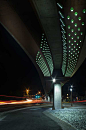 高架桥下的艺术灯光带 by Thomas Faulders-mooool设计