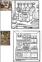 厨房一角｜线稿整理第3期