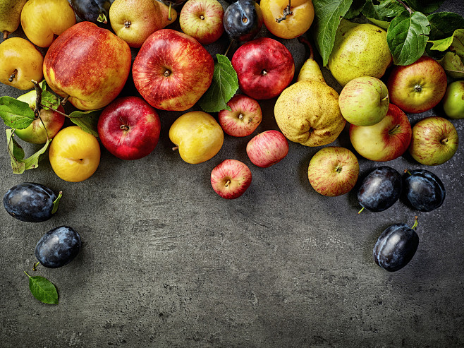 Various fresh fruits...