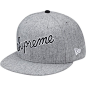 New Era® x Supreme "#1 Denim Script 59Fifty Fitted Baseball Cap"