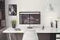 Free iMac 5K Retina 27" Office | PSD Mockup : Free iMac 5k retina 27" PSD mockup. Free for personal and commercial use.
