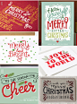 trendspotting-handlettered-holiday-cards
圣诞节 贺卡 设计