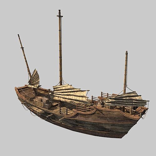 Chinese Boat | 3D mo...