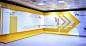 exhibition space designing for ptt by nebal çolpan, via Behance