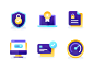 Blockchain icons dribbble