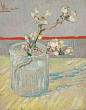 Sprig of Flowering Almond in a Glass 1888