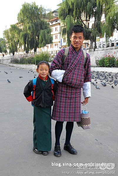 【不丹】一个美好的清晨, 七色地图旅游攻...