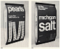 vintage packaging for salt products - designer unknown (1970's)