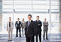 Royalty-free Image: Business people standing together in office