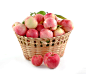 苹果，篮子满满的，成套的，庄稼的，食物的，水果的，秋天的_高清壁纸_美食_模库(51Mockup)