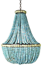Marjorie Skouras Turquoise Chandelier eclectic chandeliers