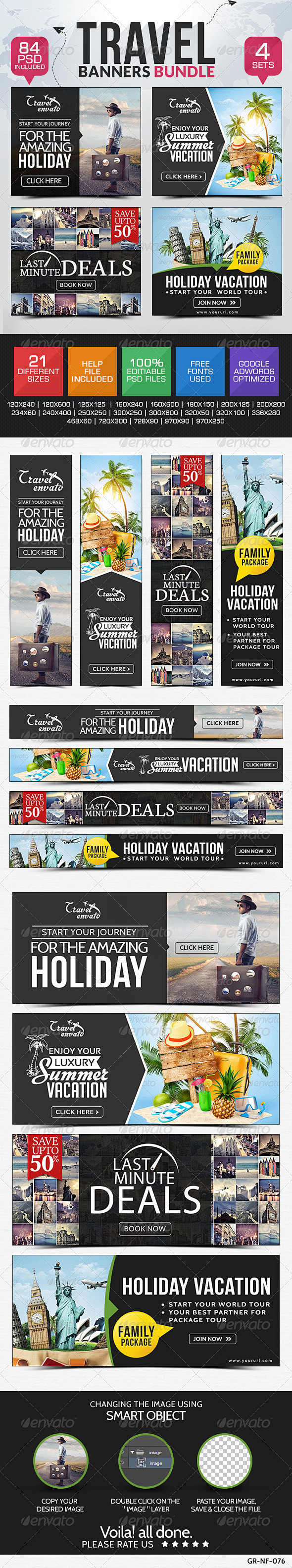 Travel Banner Sets B...