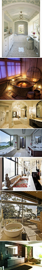 最有情调的浴室，你喜欢哪个？