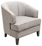 Camden Grey Fabric Club Chair contemporary-armchairs-and-accent-chairs