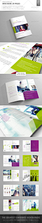 Brochure 20 Pages Print-Series #4 - GraphicRiver Item for Sale