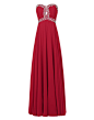 Amazon.com: Dressystar Women's Long Chiffon Keyhole Prom Bridesmaid Dress Sweetheart Beaded Top: Clothing