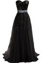 Hi Girls Exquisite Sweetheart Tulle Long Prom Dresses 2015 Party Gowns