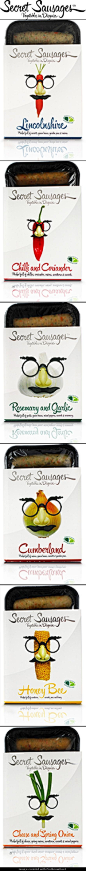 This  deserves more attention so I'm repinning it. All the yummy Secret Sausages #packaging in one place PD via http://www.secret-sausages.com/