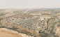 Jerusalem, Rocío Espín Piñar : Ancient Jerusalem, bird eye