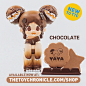 The Toy Chronicle | Chocolate Yaya Release by WeArtDoing x MoeDouble : You're sweet like chocolate, boy! Sweet like chocolate, you bring me so much joy! The new Chocolate Yaya release by WeArtDoing x MoeDouble is now ready for consumption! Chocolate Yaya 