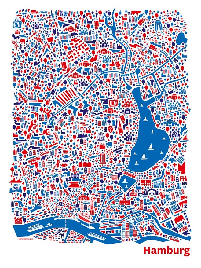 Hamburg 地图