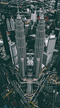 aerial photograph of Petronas Twin Tower, Malaysia