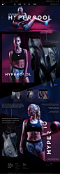 Nike 'HYPERCOOL Frequency' Campaign - Summer 2016 : This is my Nike HyperCool campaign.I decided to create this project in order to get more practice on my layout design and also webdesign. I was fortunate enough to get permission from a great photographe