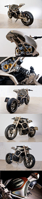 Custom Wolf - “Scoop” Café Racer