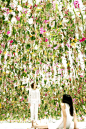 Floating flower garden exhibit, Miraikan (National Museum of Emerging Science and Innovation), Tokyo beautiful!