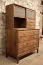 Atlantic Dresser with Hutch by VOLK | Cabinets