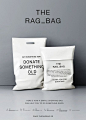 The Rag Bag | Minimal Fashion Sustainable Packaging Bag Design | Award-winning Packaging Design | D&AD: 