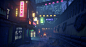 BladeRunner, Leo Bressy : Personal work inspired by blade runner ( it's only a practice of level art and lighting, most of the assets are from the marketplace)