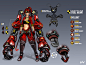 Engineer - Steel heart, Ai nouveau : Personal project MACHINA 
Character concept arts i did for 
SF MOBA or FPS like overwatch.