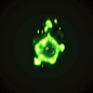 Green Fireball Animation by AlexRedfish