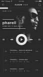 Music app ios robert berki pharrell rubrum minimal full