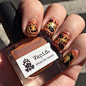 60+ Halloween Nail Art Ideas : 
There are so many fun designs to choose from and depending on the costume for your Halloween, you should pick the one that suits your costume theme the best. Zombie nails,Skull nails, witch nails, spider nails, pumpkin nail