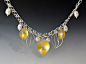 Monarch Necklace by Judith Neugebauer (Gold, Silver, 