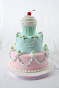 #蛋糕# #翻糖蛋糕#  #婚礼蛋糕#