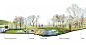 Public space design proposal for mound park in Ukmerge: 