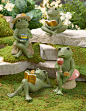 These are just too cute...   #Frogs #CementFigurines #DetailedCementSculptures…