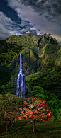 Waterfall - by peter holme iii